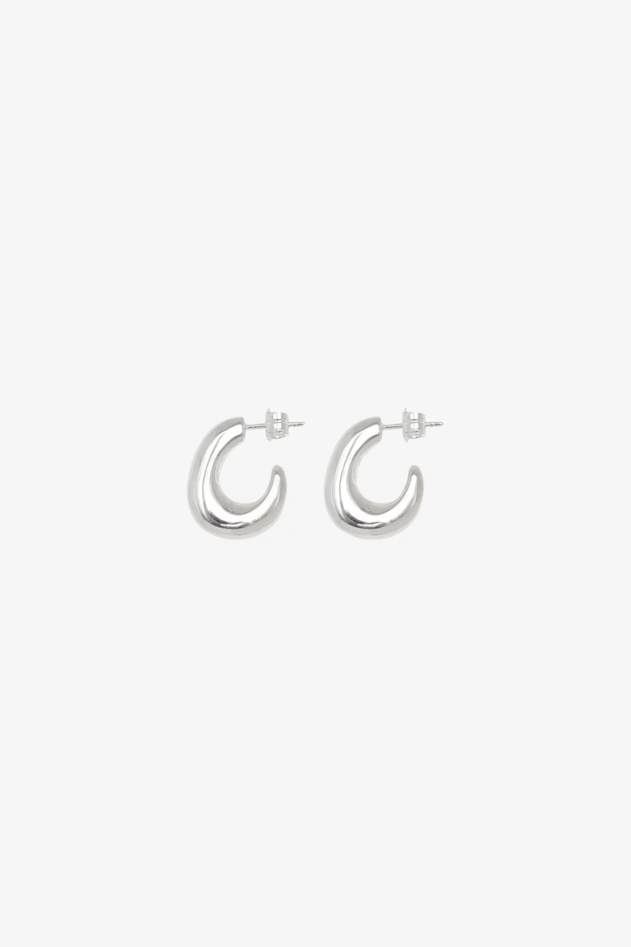 Nara Hoops Recycled Sterling Silver – Silver | Centre Commercial
