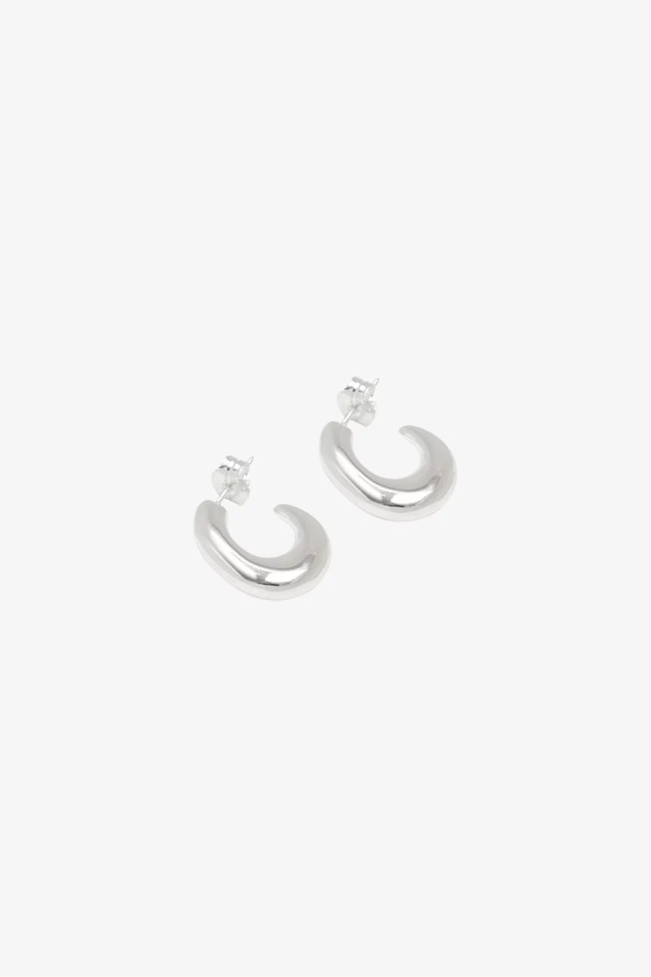 Nara Hoops Recycled Sterling Silver – Silver | Centre Commercial