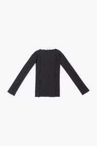Omato Long Sleeve Tee Organic Cotton – Black | Centre Commercial