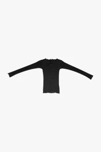 Pama Long Sleeve Tee Organic Cotton – Black | Centre Commercial