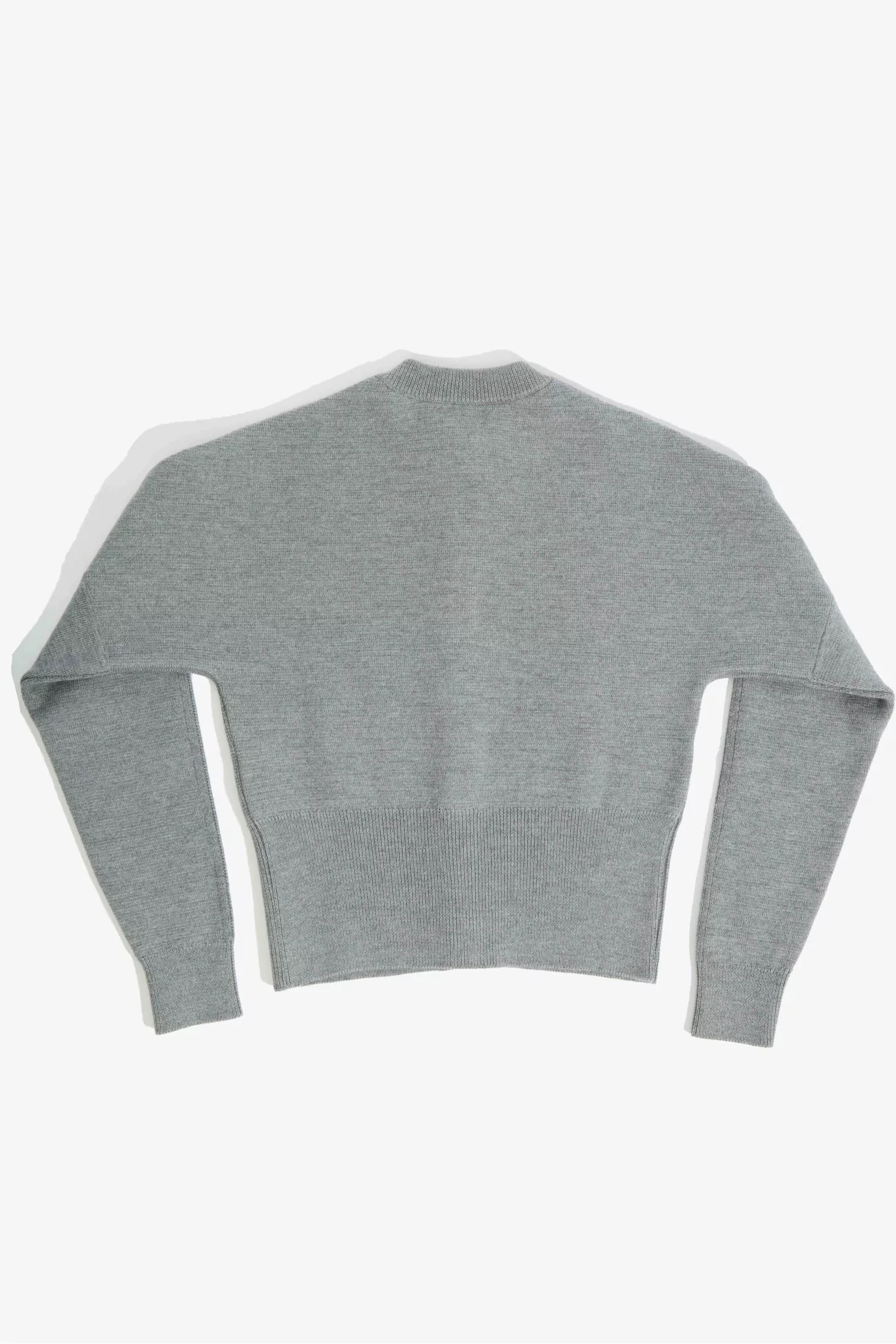 Milano Cardigan Merino Wool – Gris Chiné | Centre Commercial