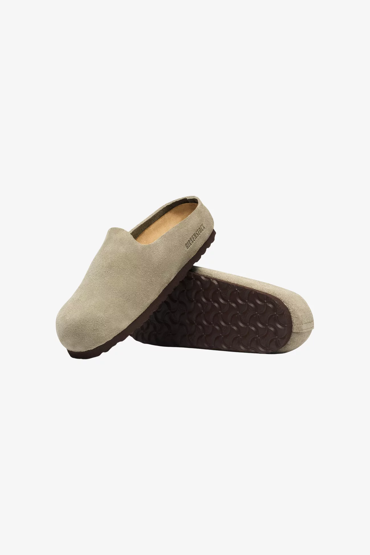Men's Birkenstock Amsterdam Wrapped Suede Shoes – Taupe | Centre Commercial