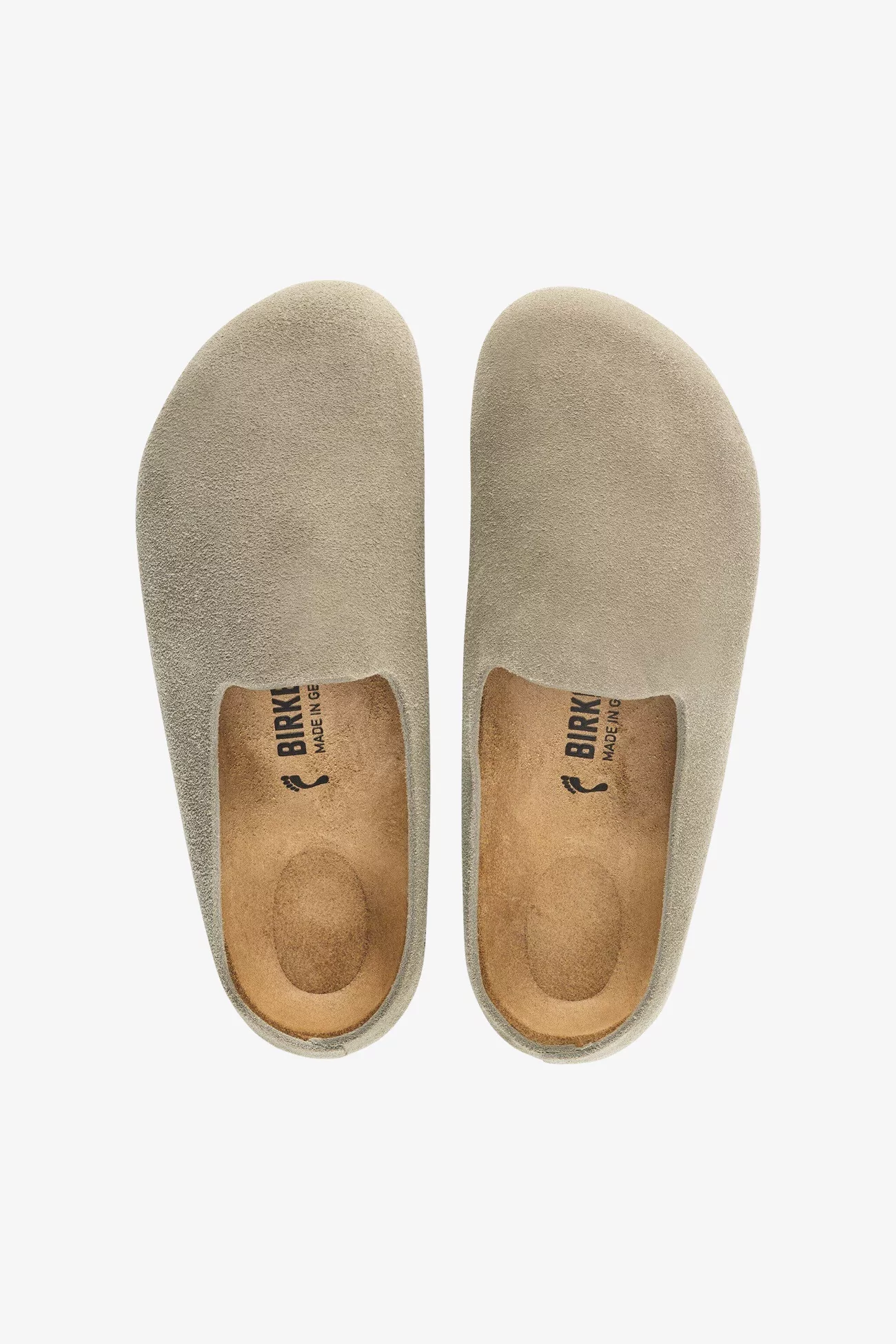 Men's Birkenstock Amsterdam Wrapped Suede Shoes – Taupe | Centre Commercial