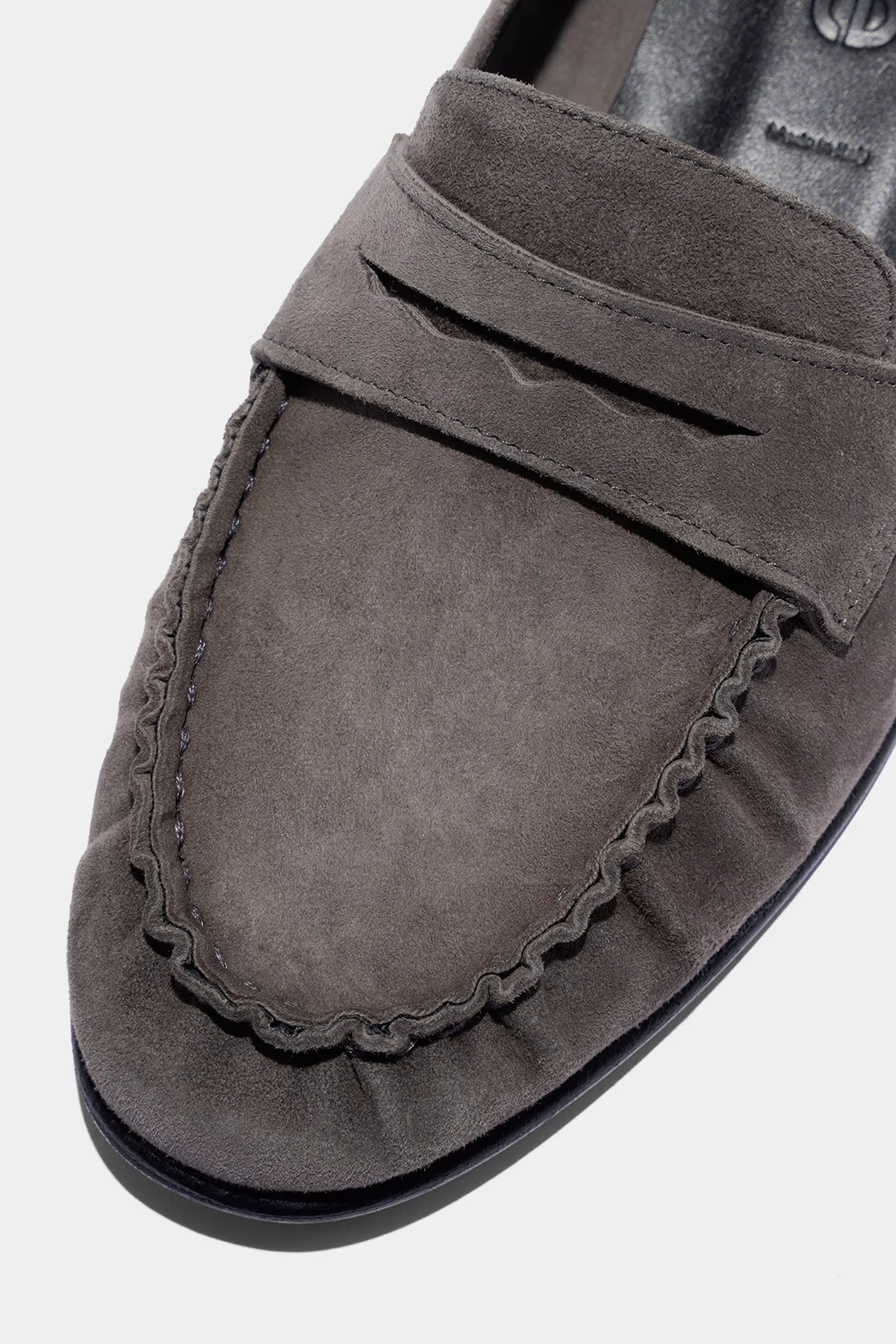 Mocassins Femme Daim Aeyde Aldous – Taupe | Centre Commercial
