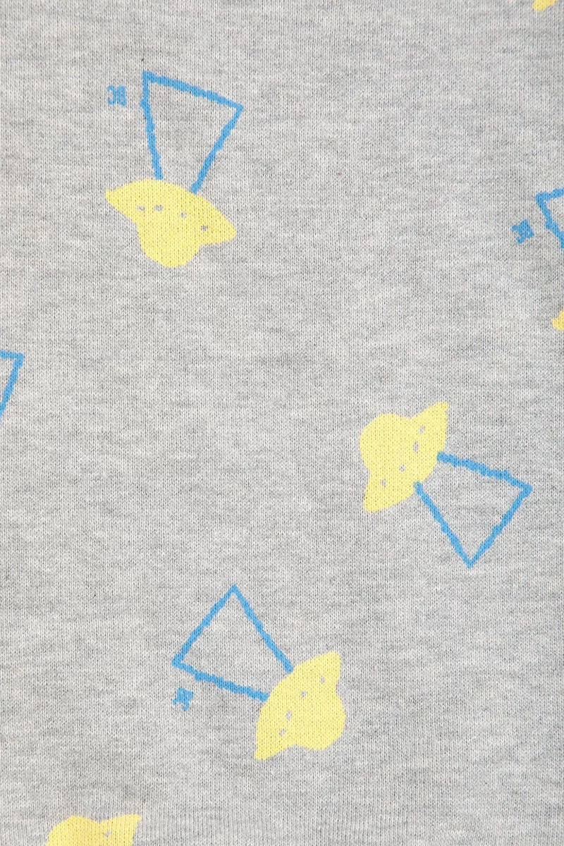 Baby Pixel Abduction Organic Cotton Sweatshirt – Grey | Centre Commercial