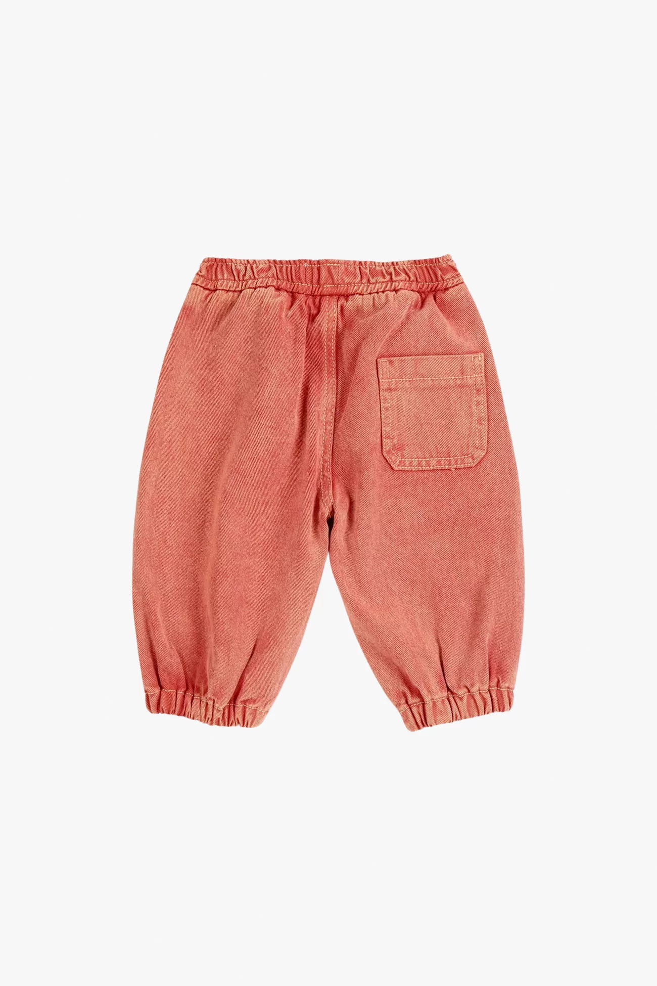 Baby Booo Bo Choses Denim Organic Cotton Pants – Red | Centre Commercial