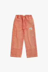 Kids Taxi Saurus Twill Organic Cotton Pants – Red | Centre Commercial
