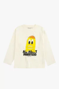 Kids Bigtooth Lemon Organic Cotton T-Shirt – White | Centre Commercial