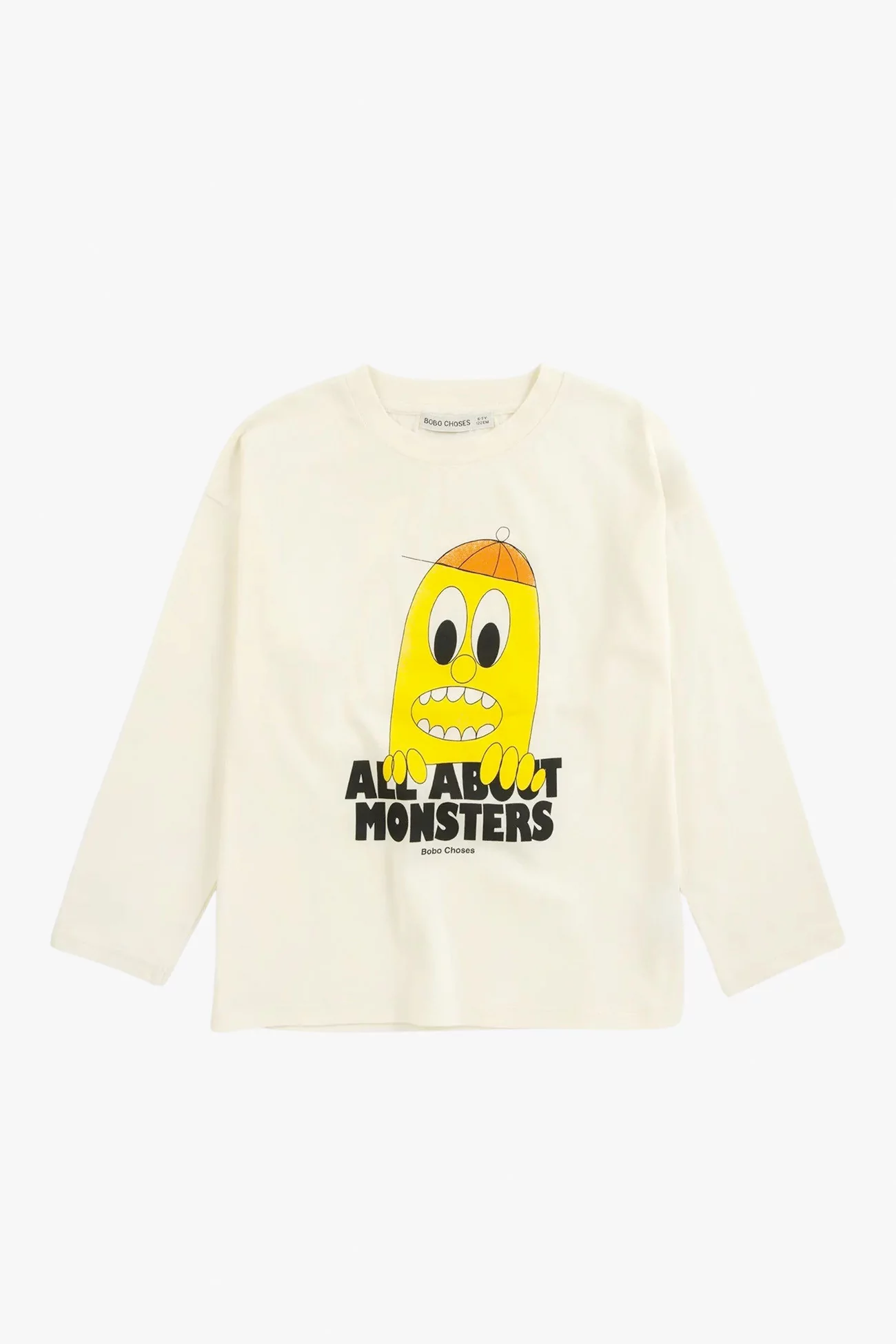 Kids Bigtooth Lemon Organic Cotton T-Shirt – White | Centre Commercial