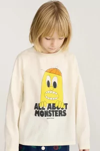 Kids Bigtooth Lemon Organic Cotton T-Shirt – White | Centre Commercial