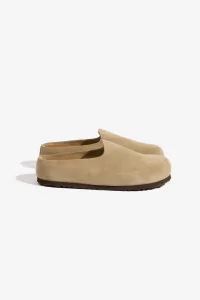 Birkenstock Amsterdam Wrapped Suede Mules – Taupe | Centre Commercial