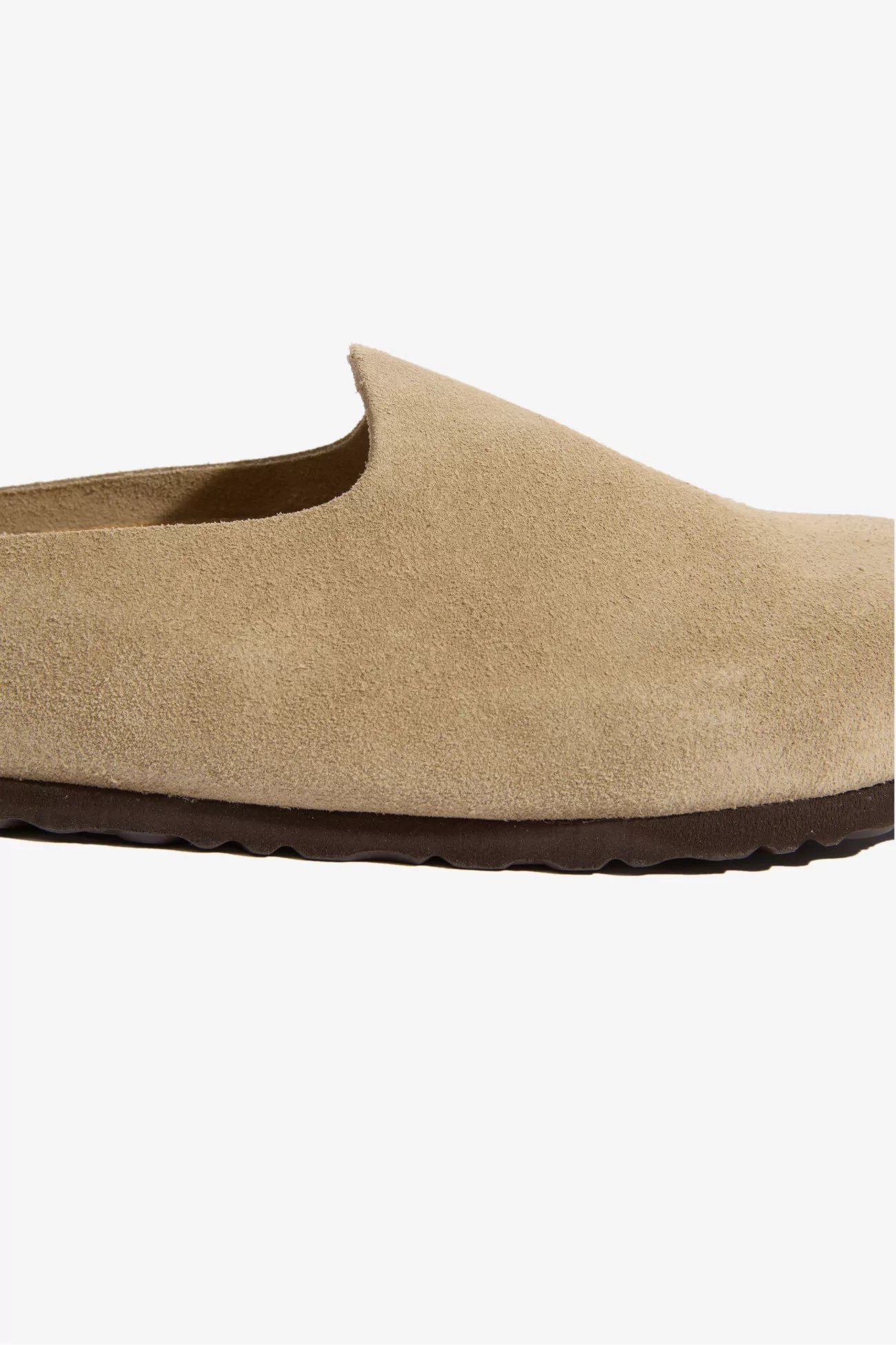 Birkenstock Amsterdam Wrapped Suede Mules – Taupe | Centre Commercial