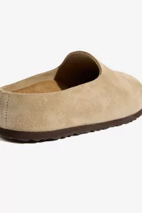 Birkenstock Amsterdam Wrapped Suede Mules – Taupe | Centre Commercial