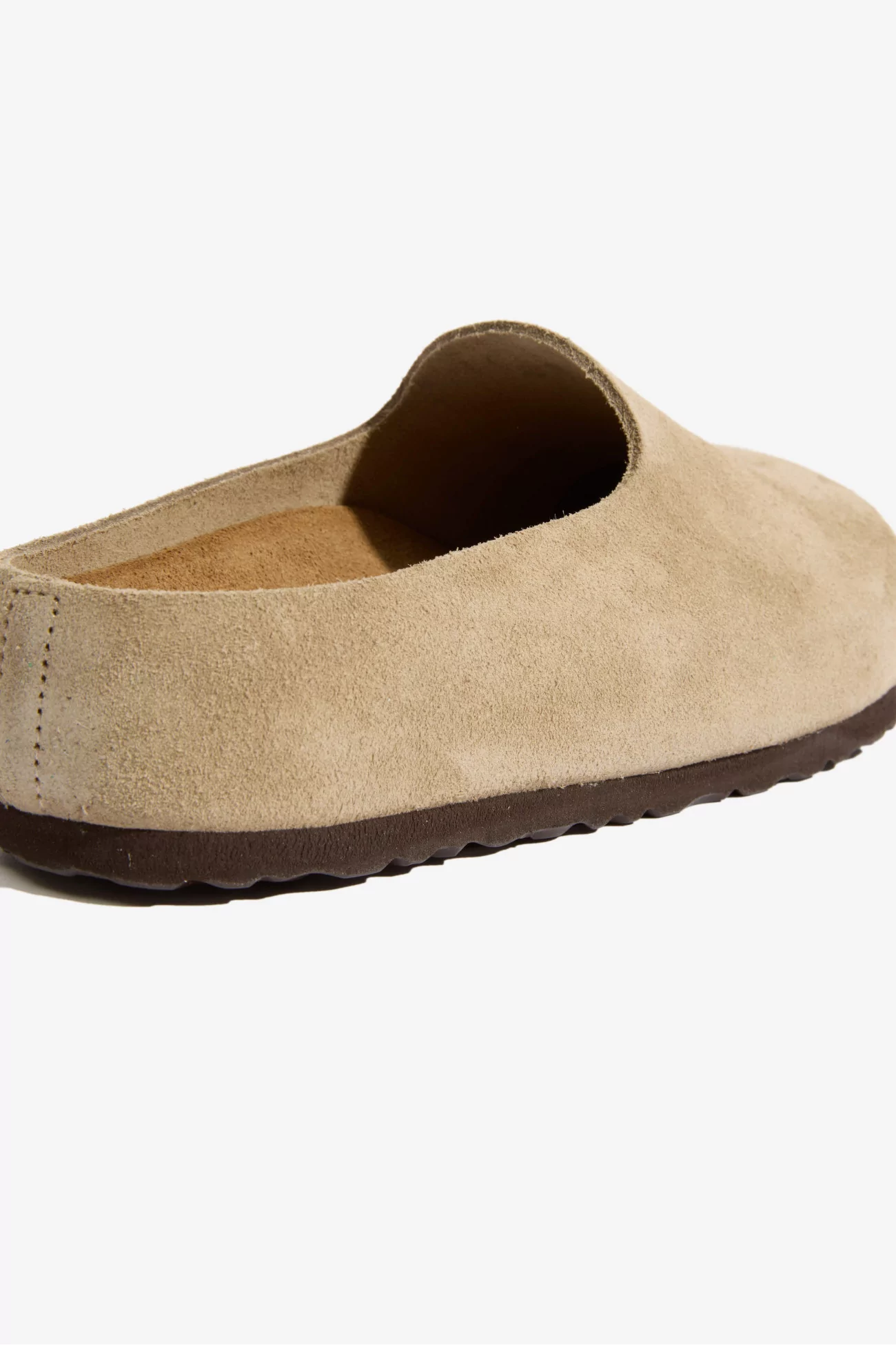 Birkenstock Amsterdam Wrapped Suede Mules – Taupe | Centre Commercial