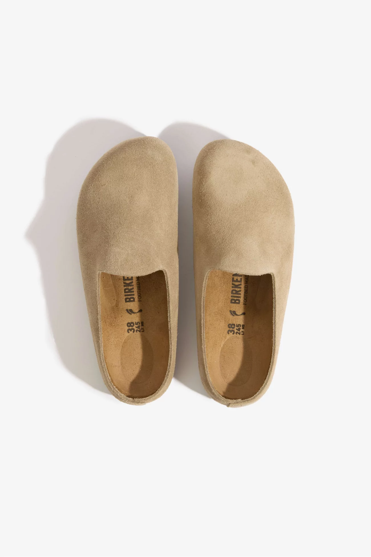 Birkenstock Amsterdam Wrapped Suede Mules – Taupe | Centre Commercial