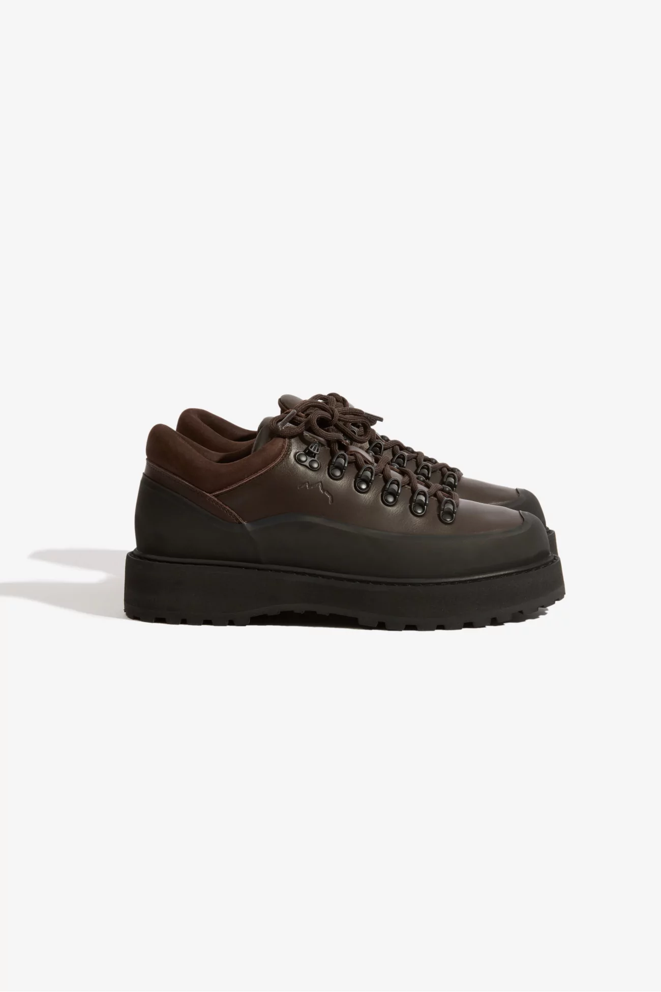 Diemme Cornaro Due Waxed Leather Shoes – Dark Brown | Centre Commercial