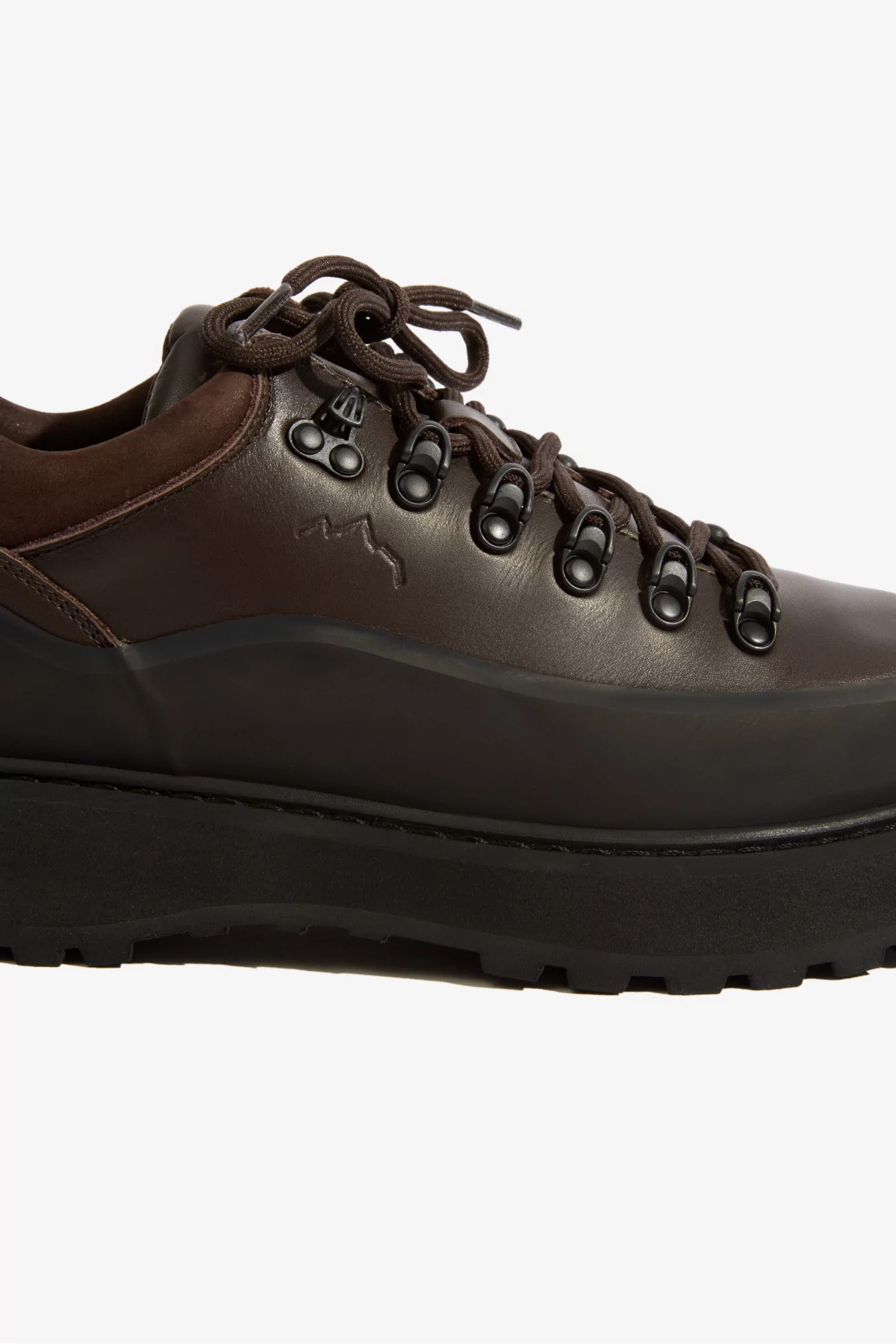 Diemme Cornaro Due Waxed Leather Shoes – Dark Brown | Centre Commercial