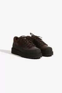 Diemme Cornaro Due Waxed Leather Shoes – Dark Brown | Centre Commercial