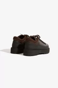 Diemme Cornaro Due Waxed Leather Shoes – Dark Brown | Centre Commercial