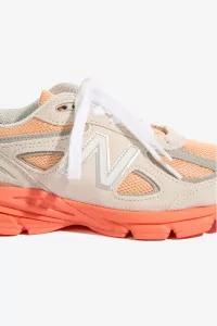 New Balance 990v4 Made in USA Sneakers – Moonbeam / Tangerine | Centre Commercial