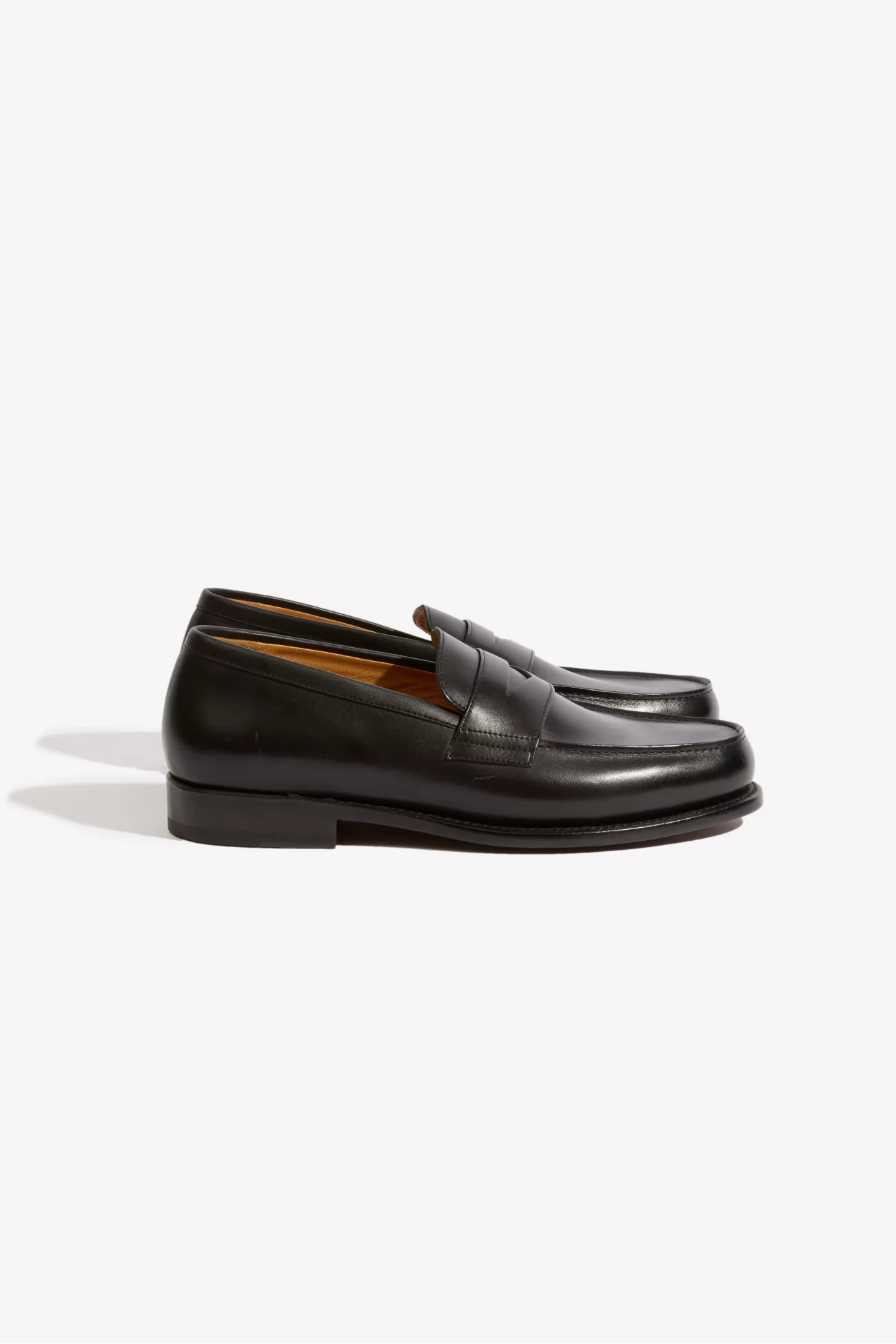 Paraboot Adonis Smooth Leather Loafers – Black | Centre Commercial