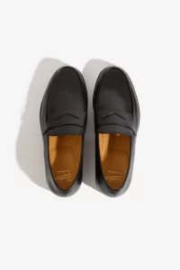 Paraboot Adonis Smooth Leather Loafers – Black | Centre Commercial