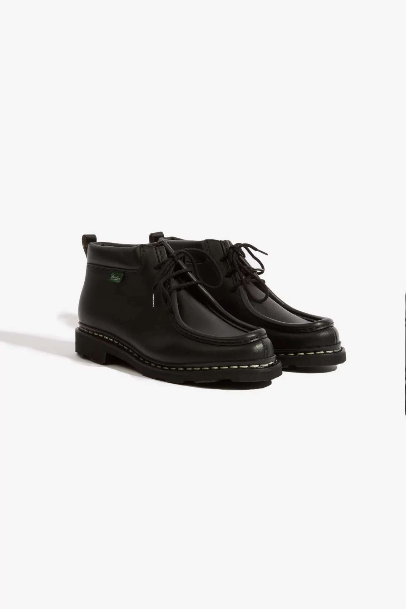 Bottines Paraboot Milla Cuir Lisse – Noir | Centre Commercial