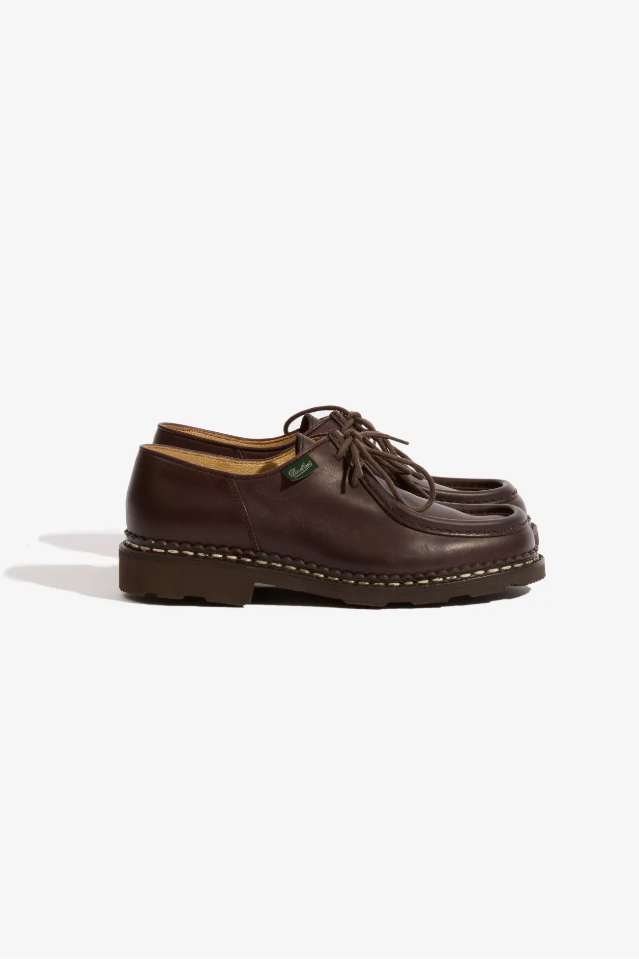 Paraboot Michael Smooth Leather Derby – Café | Centre Commercial