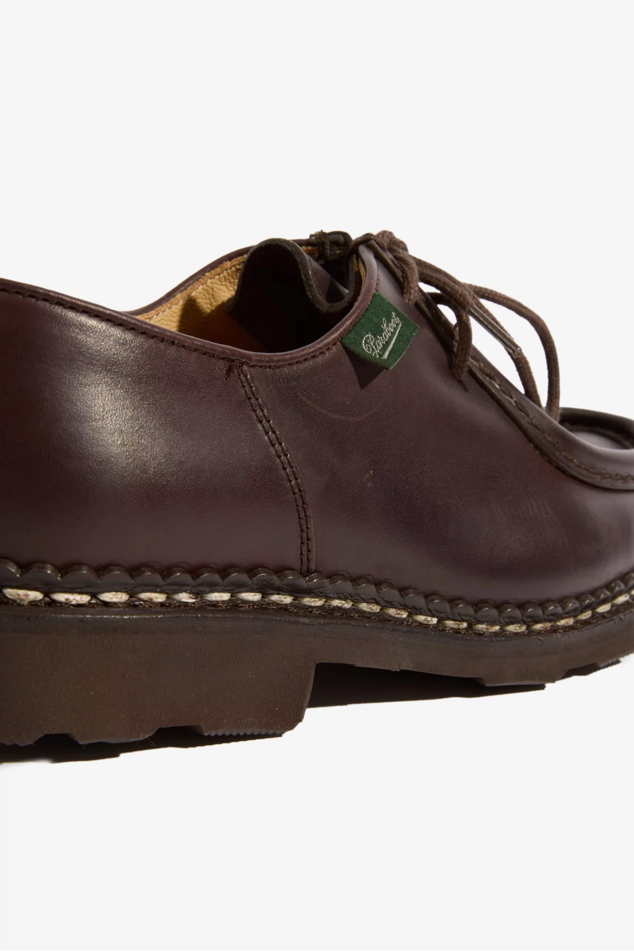 Paraboot Michael Smooth Leather Derby – Café | Centre Commercial