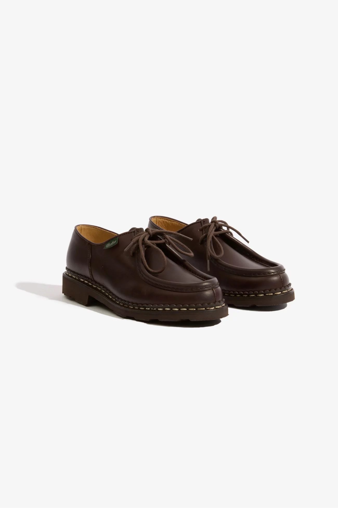 Paraboot Michael Smooth Leather Derby – Café | Centre Commercial