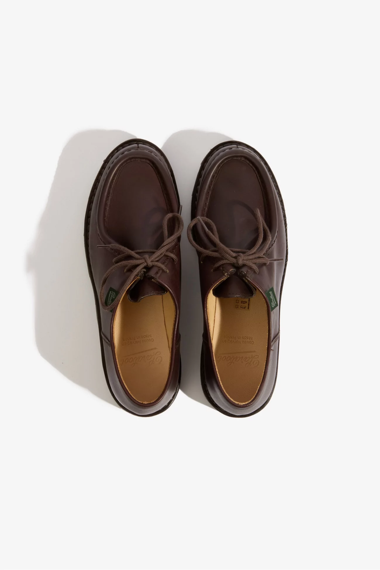 Paraboot Michael Smooth Leather Derby – Café | Centre Commercial