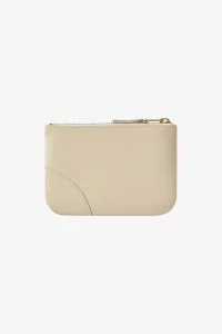 Comme des Garçons Classic Leather Zip Pouch – Off White | Centre Commercial