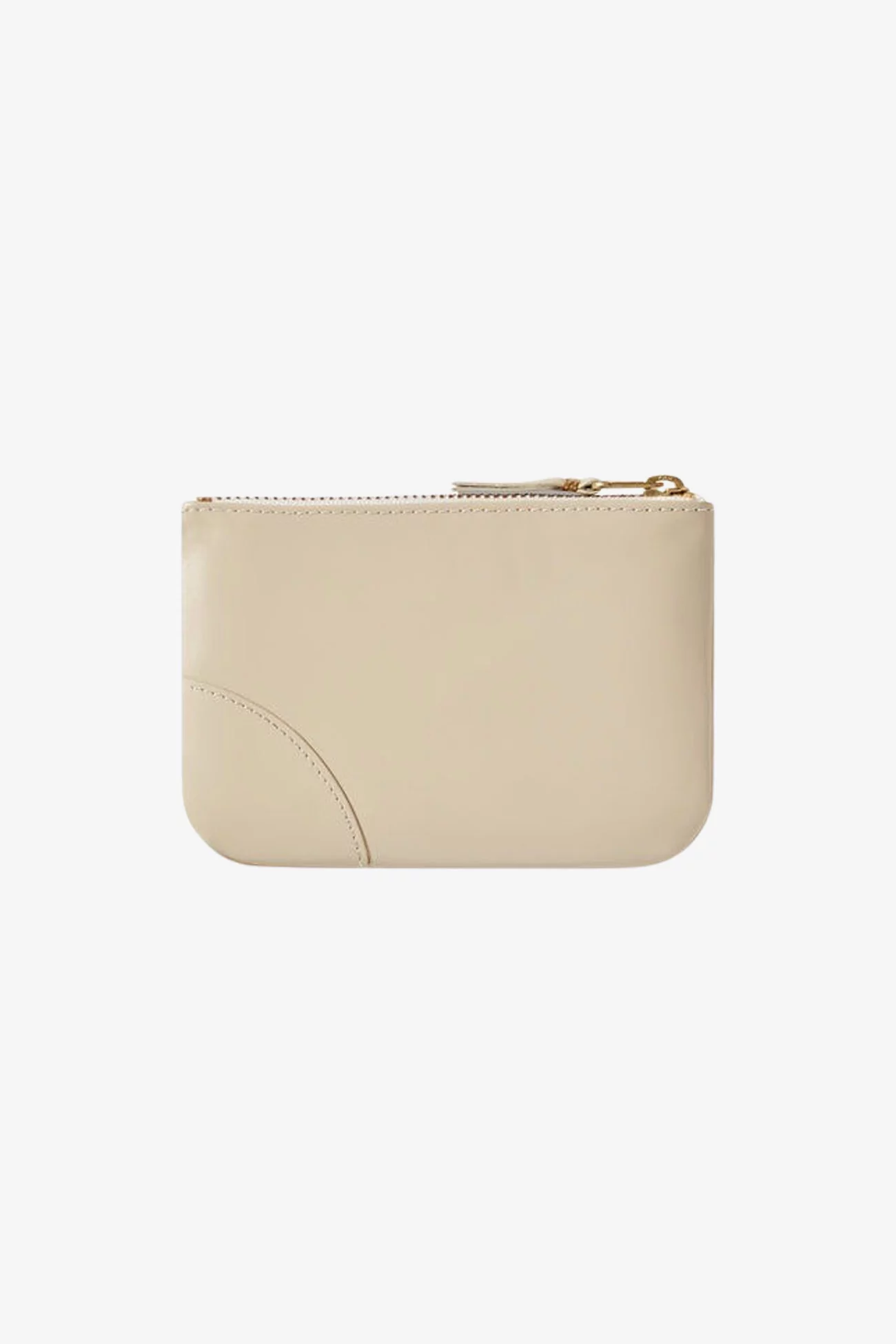 Comme des Garçons Classic Leather Zip Pouch – Off White | Centre Commercial