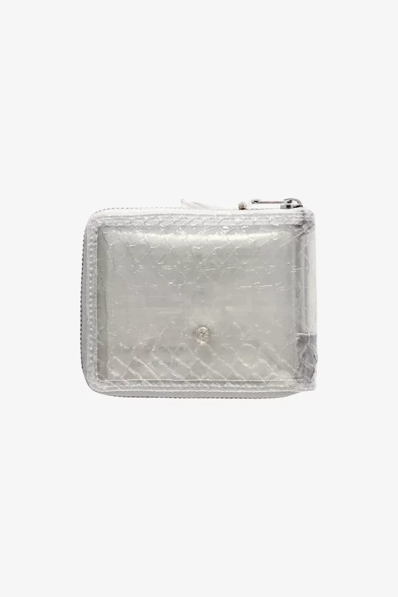 Comme des Garçons Snake Transparent Zip Wallet – Translucent | Centre Commercial