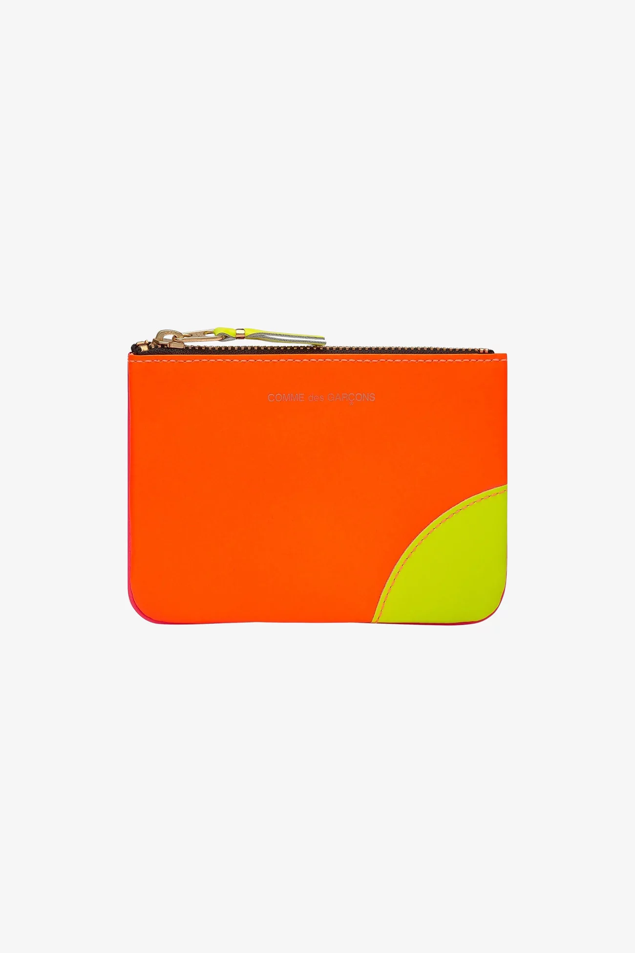 Comme des Garçons Super Fluo Zip Pouch – Light Orange | Centre Commercial