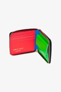 Super Fluo SA7100SF Zip Around Wallet – Blue | Centre Commercial