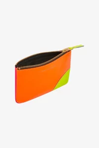 Comme des Garçons Super Fluo Zip Pouch – Light Orange | Centre Commercial