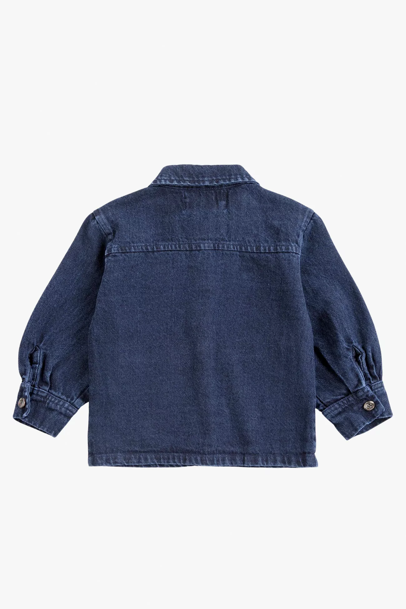 Baby Booo Tag Denim Shirt – Midnight Blue | Centre Commercial