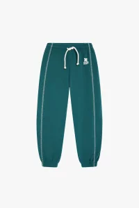 Kids TNS Logo Cotton Joggers – Dark Sea | Centre Commercial