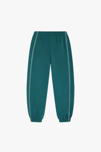 Kids TNS Logo Cotton Joggers – Dark Sea | Centre Commercial
