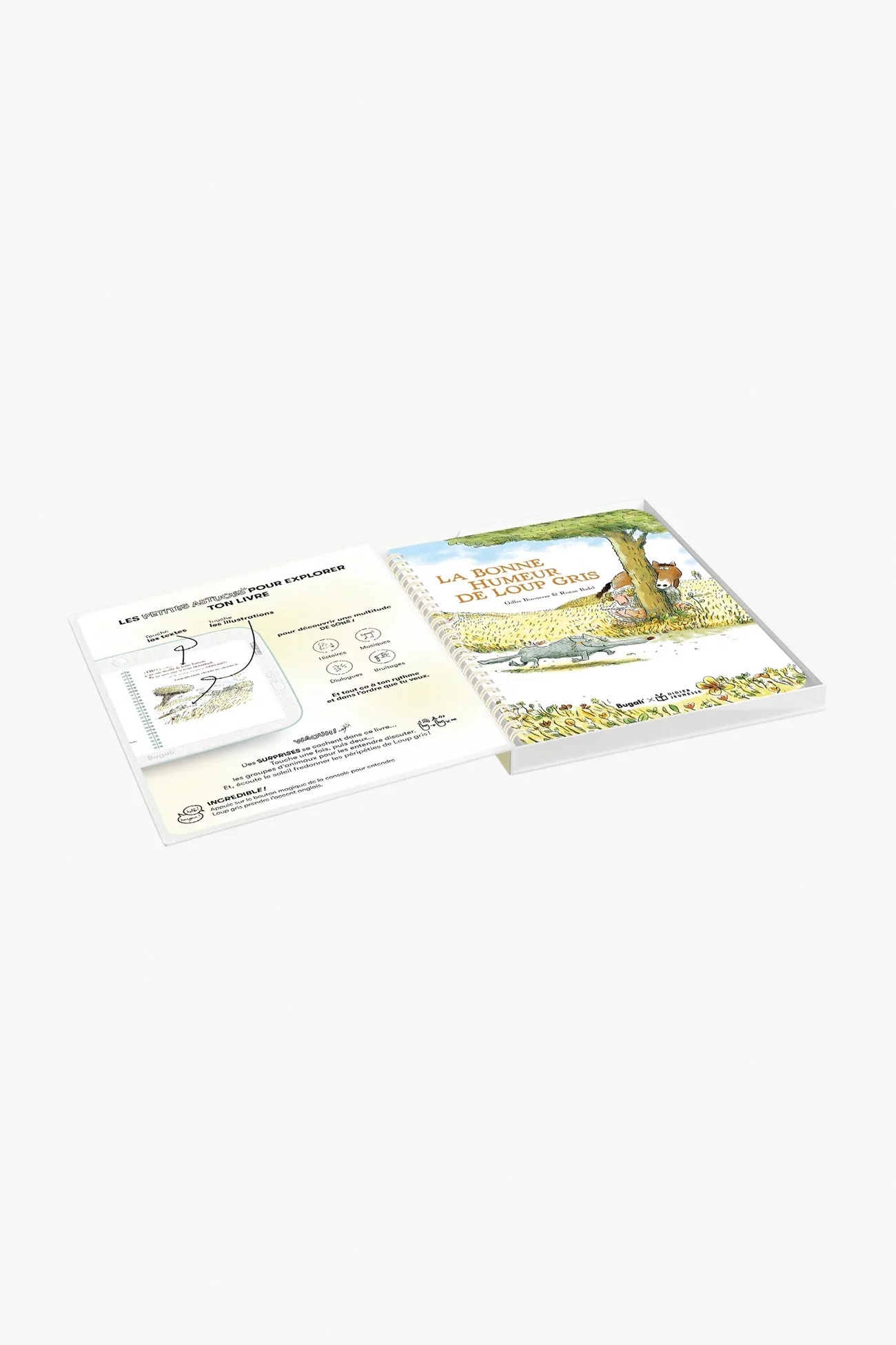 La Bonne Humeur de Loup Gris Interactive Book – Bugali | Centre Commercial