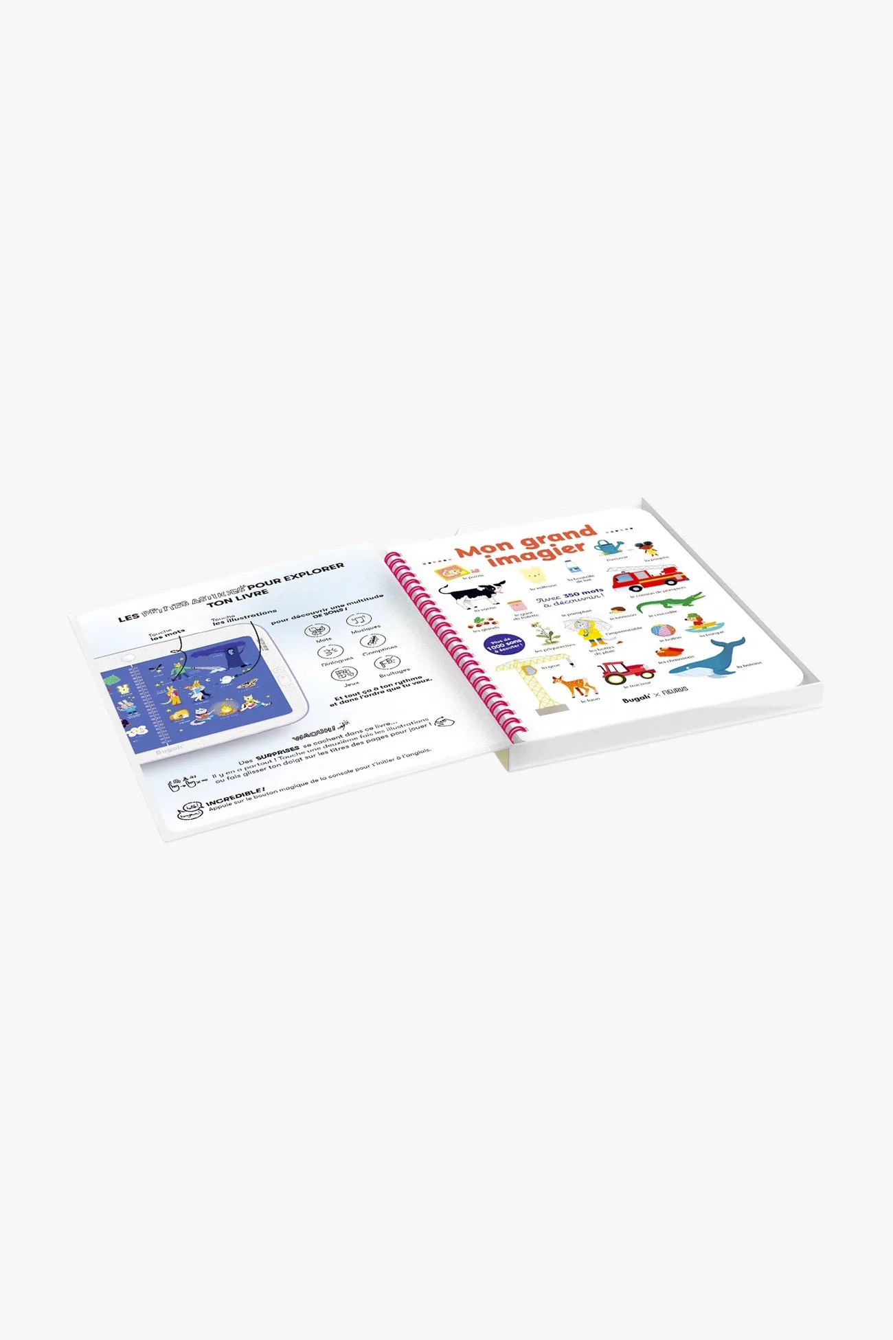Mon Grand Imagier Interactive Picture Book – Bugali x Fleurus | Centre Commercial