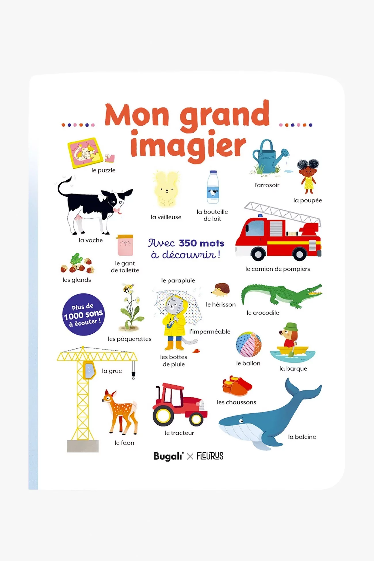 Mon Grand Imagier Interactive Picture Book – Bugali x Fleurus | Centre Commercial