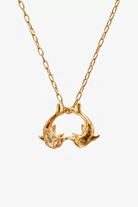 Los Delfines Gold Plated Necklace – Gold | Centre Commercial