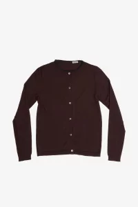 Cariaggi Soft Wool Merino Cardigan – Burgundy | Centre Commercial