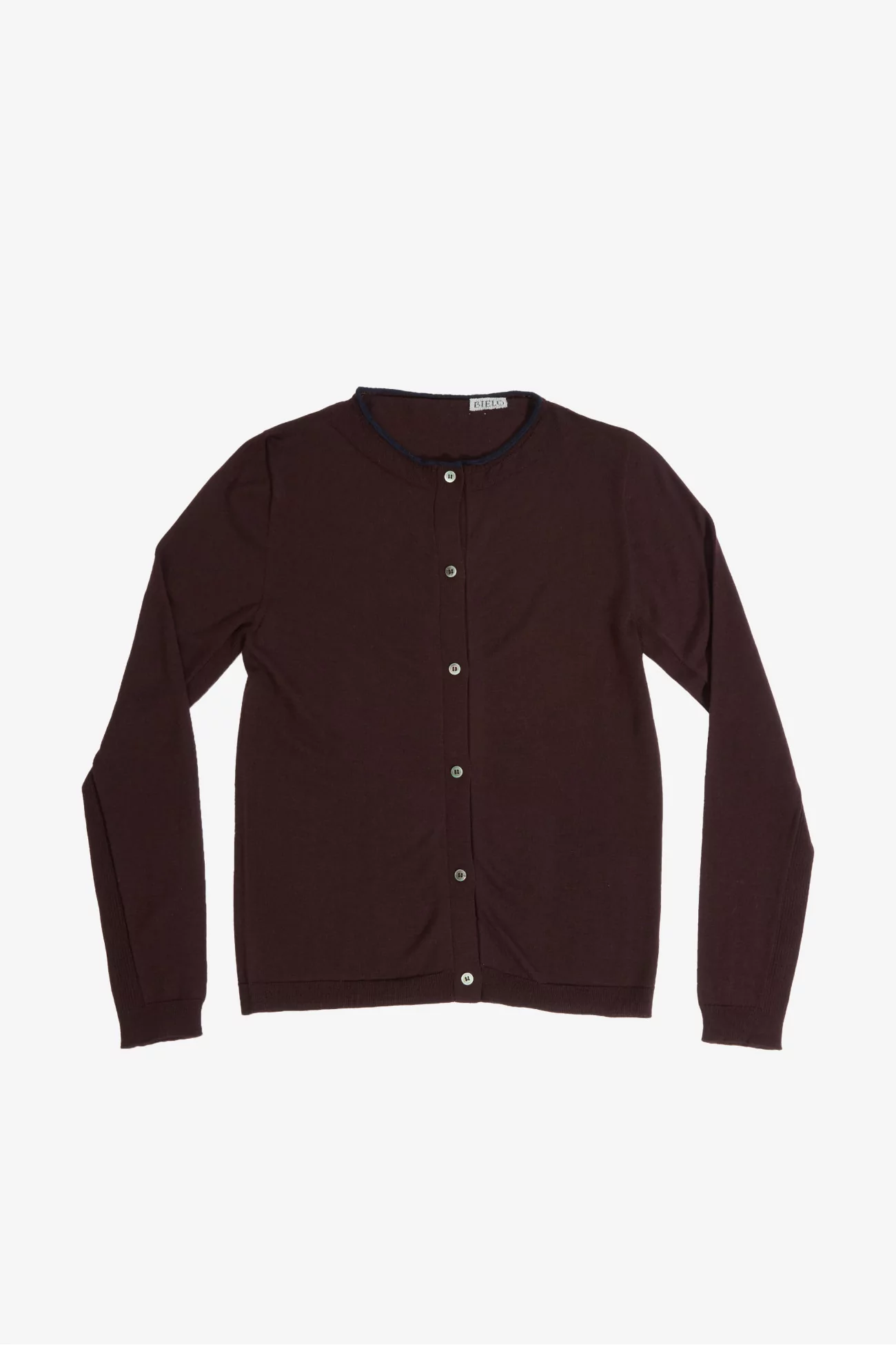 Cariaggi Soft Wool Merino Cardigan – Burgundy | Centre Commercial