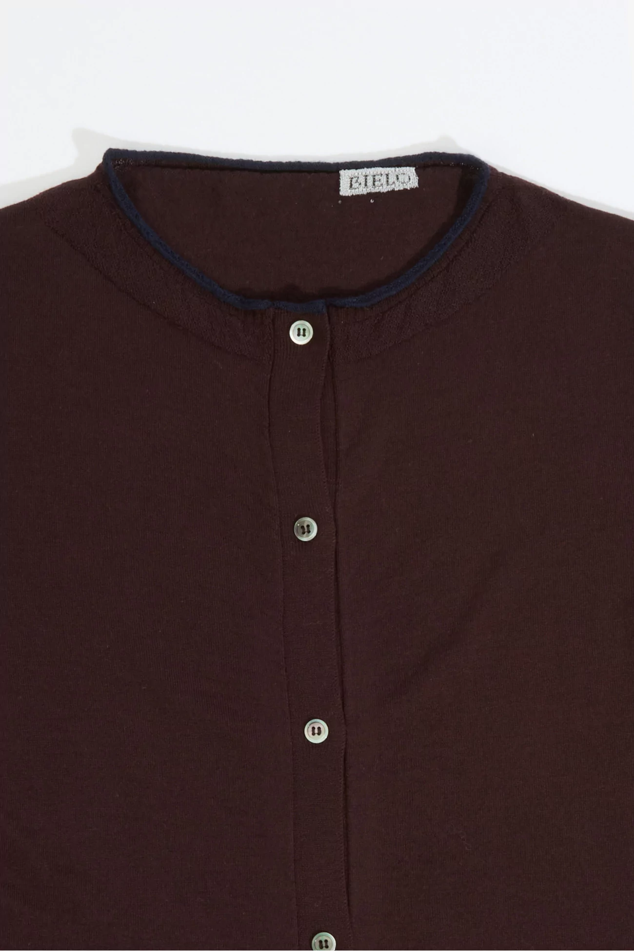 Cariaggi Soft Wool Merino Cardigan – Burgundy | Centre Commercial