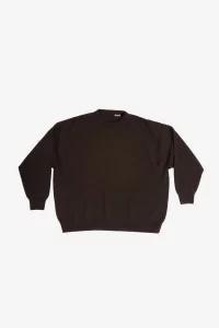 Cariaggi Cashmere Crewneck Sweater – Dark Brown | Centre Commercial