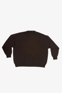 Cariaggi Cashmere Crewneck Sweater – Dark Brown | Centre Commercial