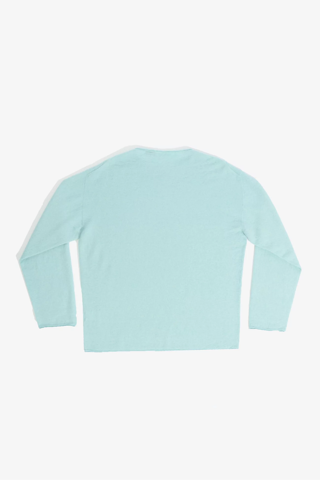Cashmere Silk Relaxed T-shirt – Light Blue | Centre Commercial